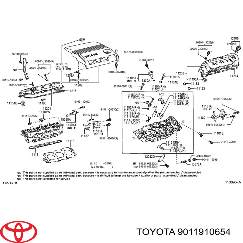 9011910654 Toyota