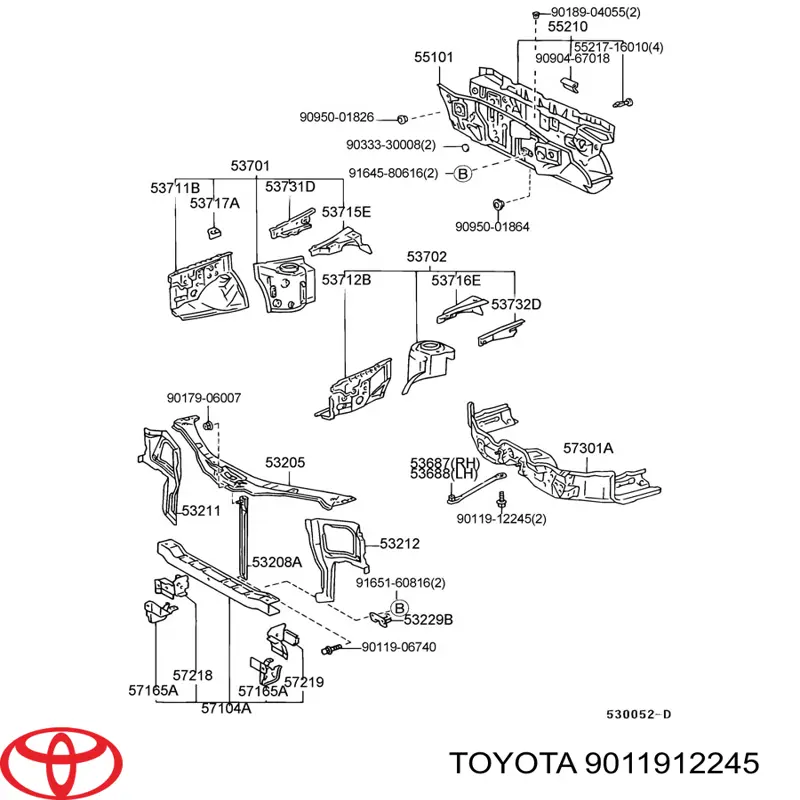 9011912245 Toyota