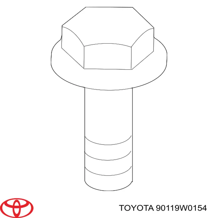  Toyota 90119W0154 precio, desde 1,69 EUR