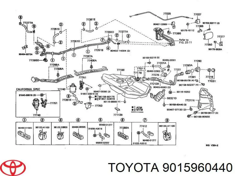 9015960440 Toyota