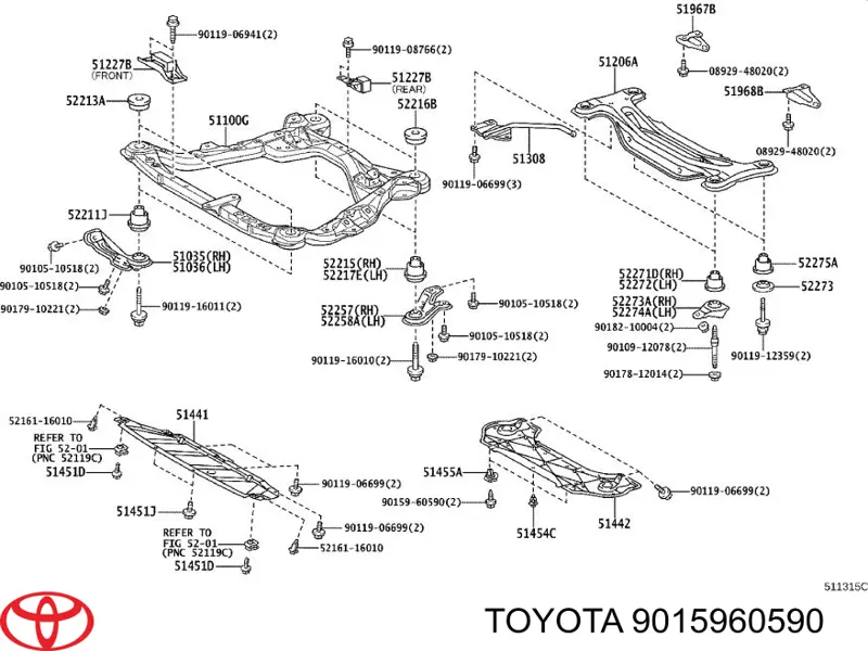 9015960590 Toyota