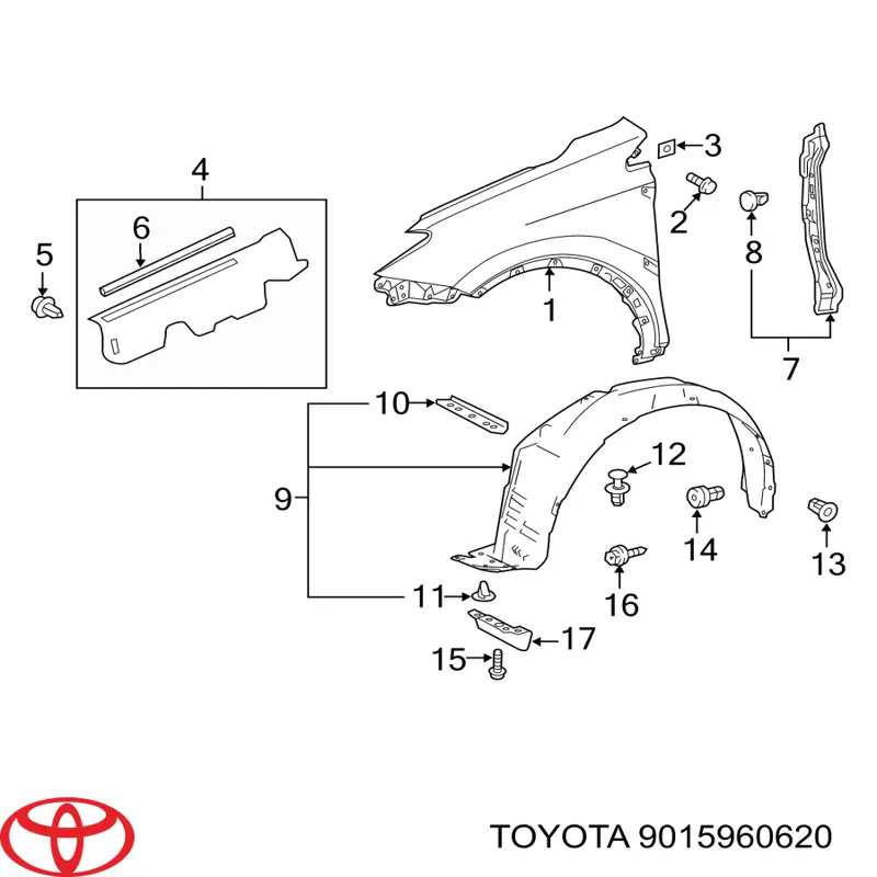 9015960620 Toyota