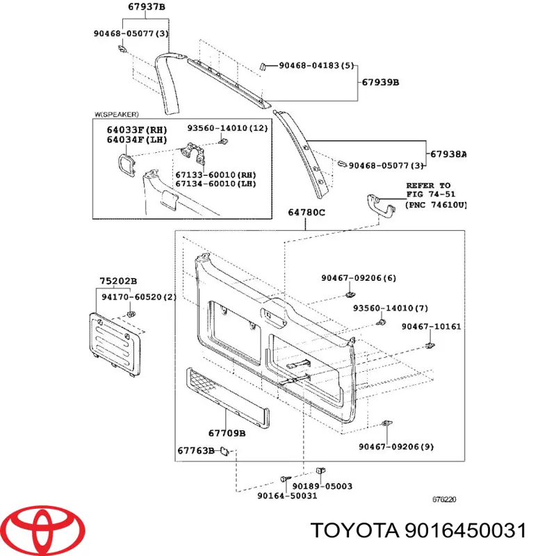 9016450031 Toyota