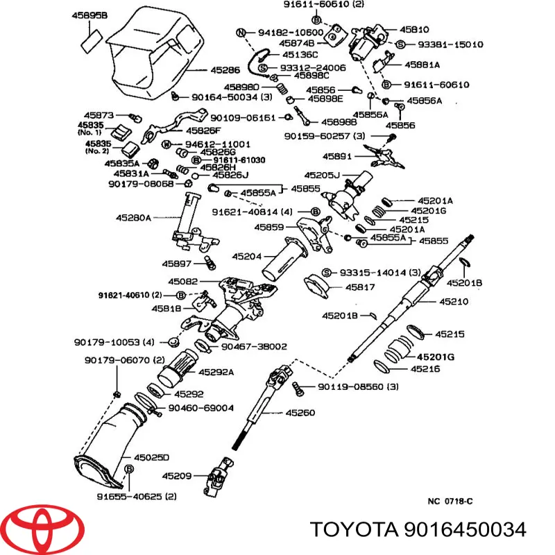 9016450034 Toyota 