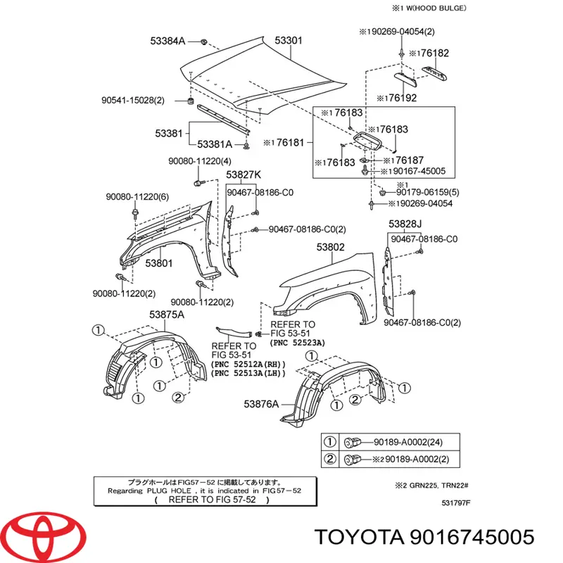  Toyota 9016745005 precio, desde 1,36 EUR