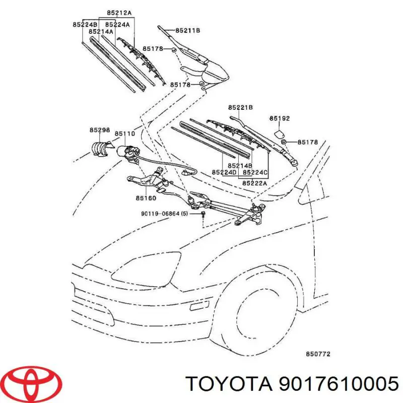 9017610005 Toyota