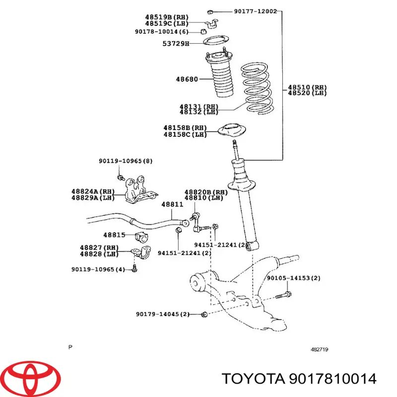  Toyota 9017810014 precio, desde 1,95 EUR