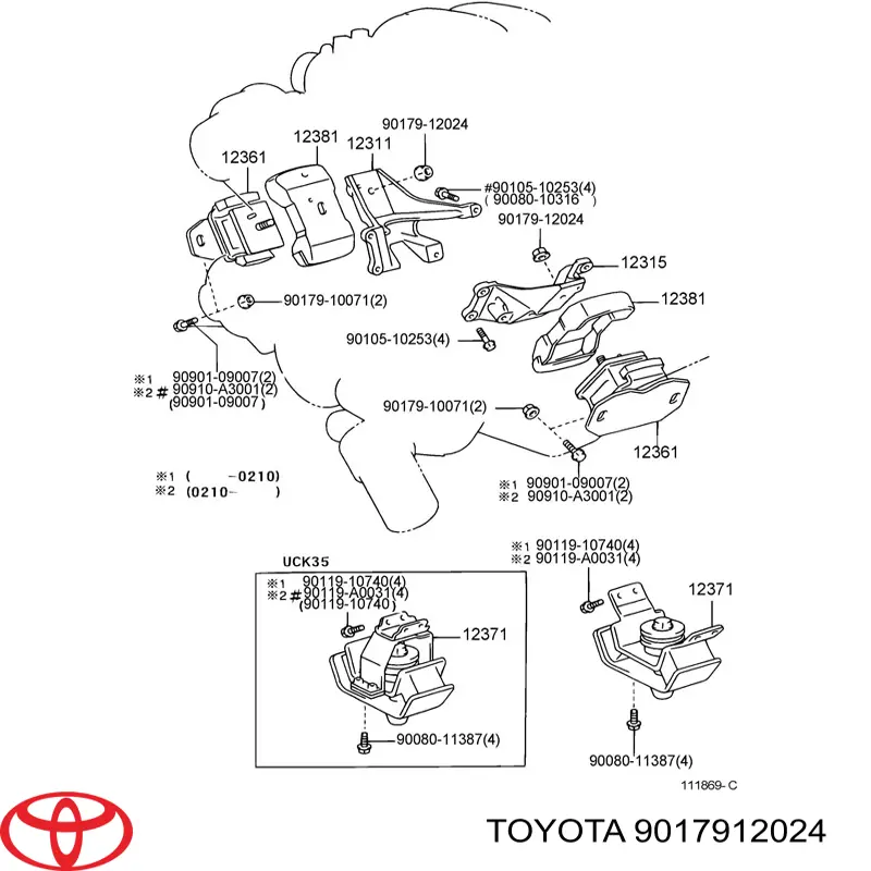 9017912024 Toyota