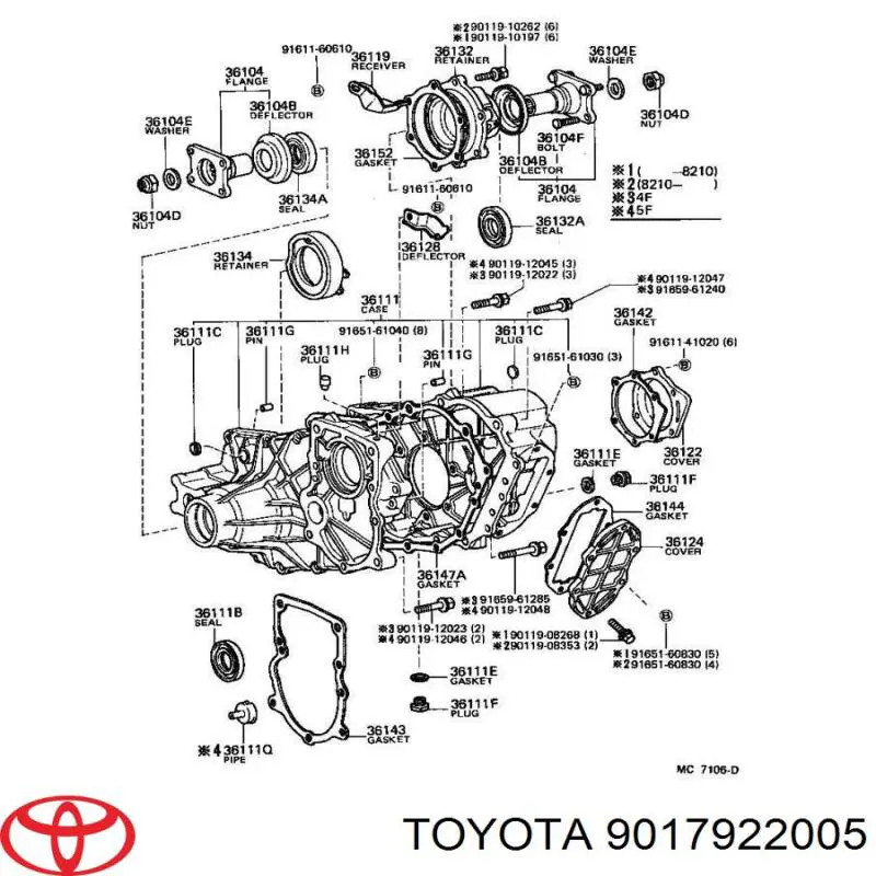 9017922005 Toyota