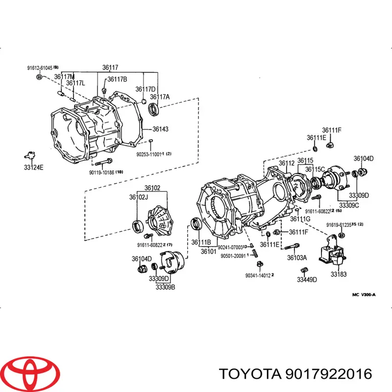 Tuerca, rueda cónica para Toyota Hilux (GUN12, GUN13)