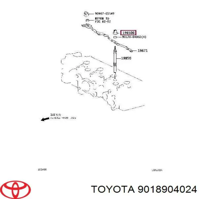  Toyota 9018904024 precio, desde  EUR
