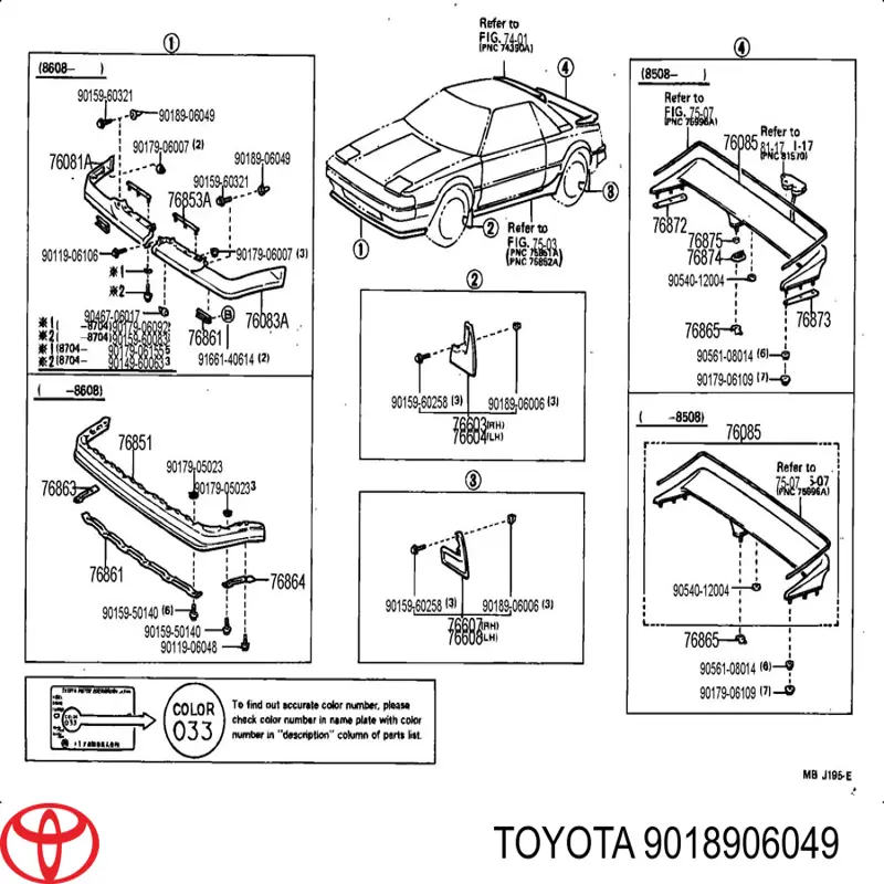 9018906049 Toyota