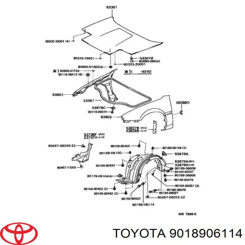 Comprar 9018906114 Toyota 