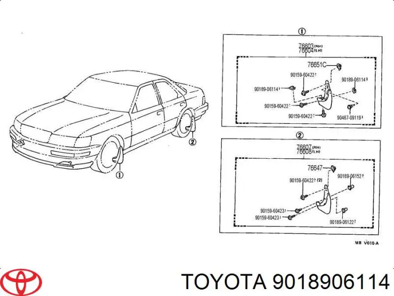  Toyota 9018906114