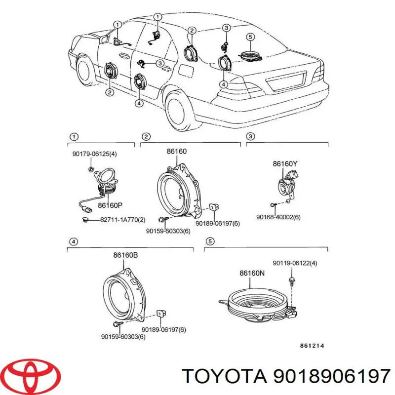 9018906197 Toyota