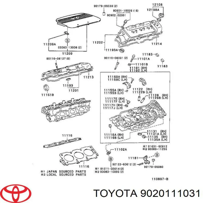 9020111031 Toyota