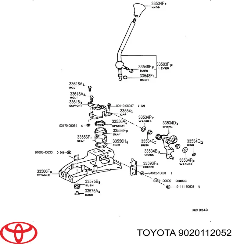 9020112052 Toyota