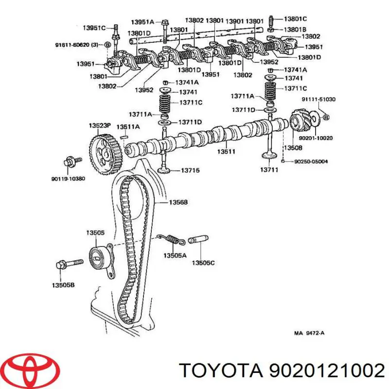 9020121002 Toyota