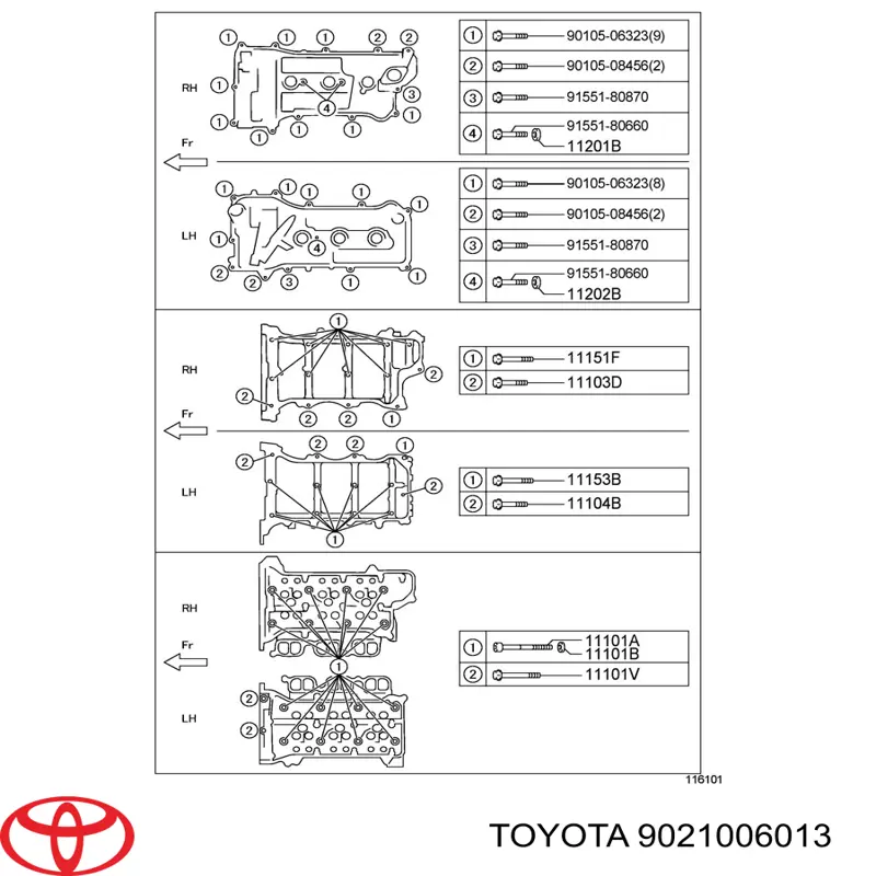 9021006013 Toyota