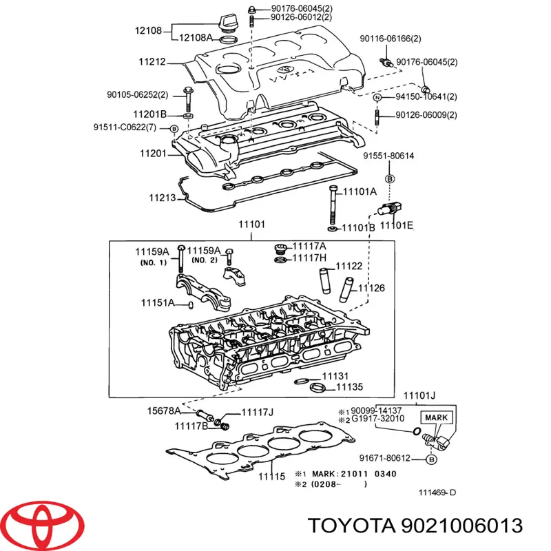 Arandela de tornillo de culata Toyota 9021006013 precio, desde 1,45 EUR