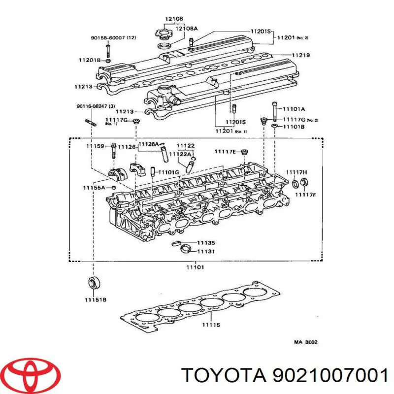 Arandela del perno de la tapa de válvulas Toyota 9021007001 precio, desde 3,27 EUR