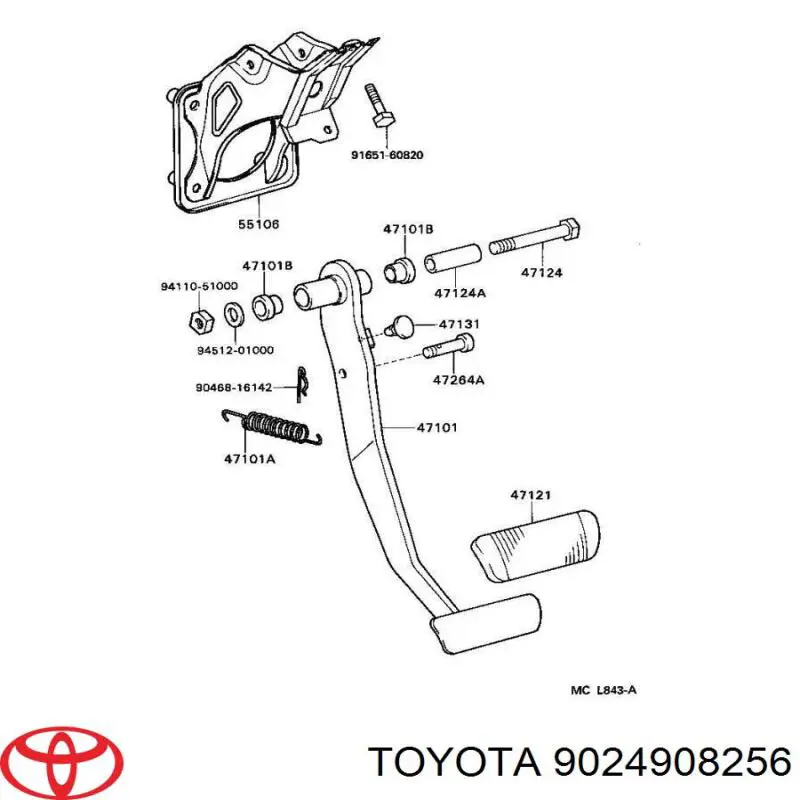 9024908256 Toyota