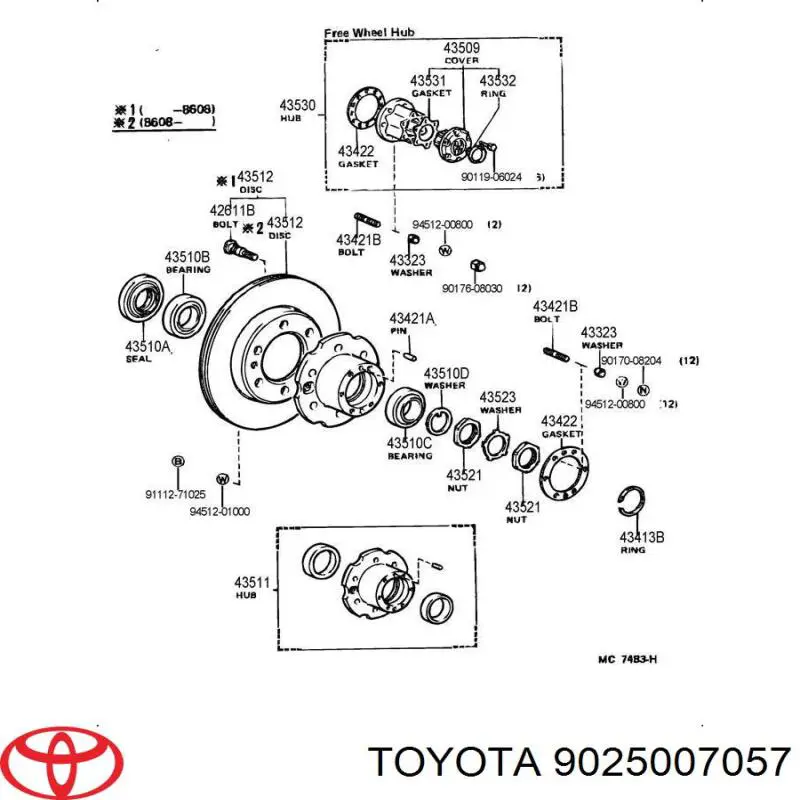  Toyota 9025007057 precio, desde 2,37 EUR