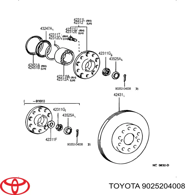 9025204008 Toyota