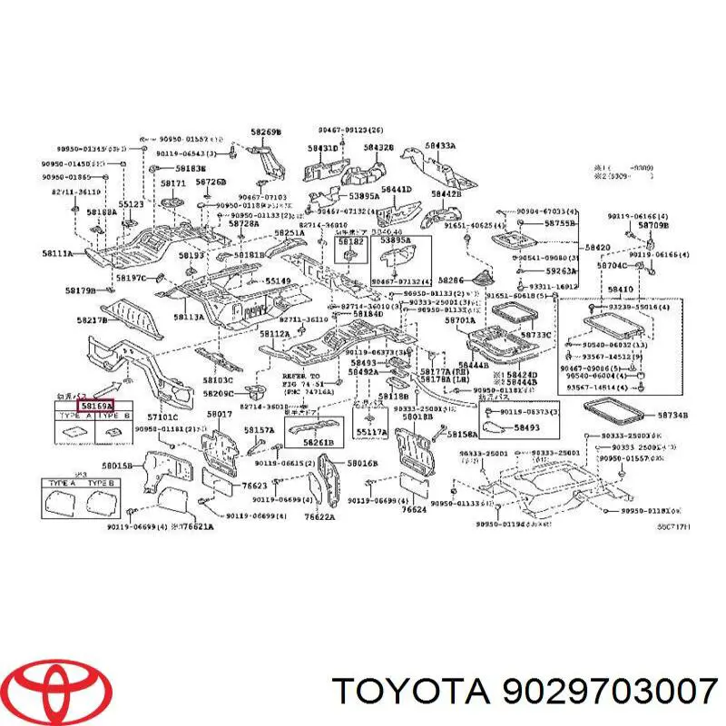 9029703007 Toyota