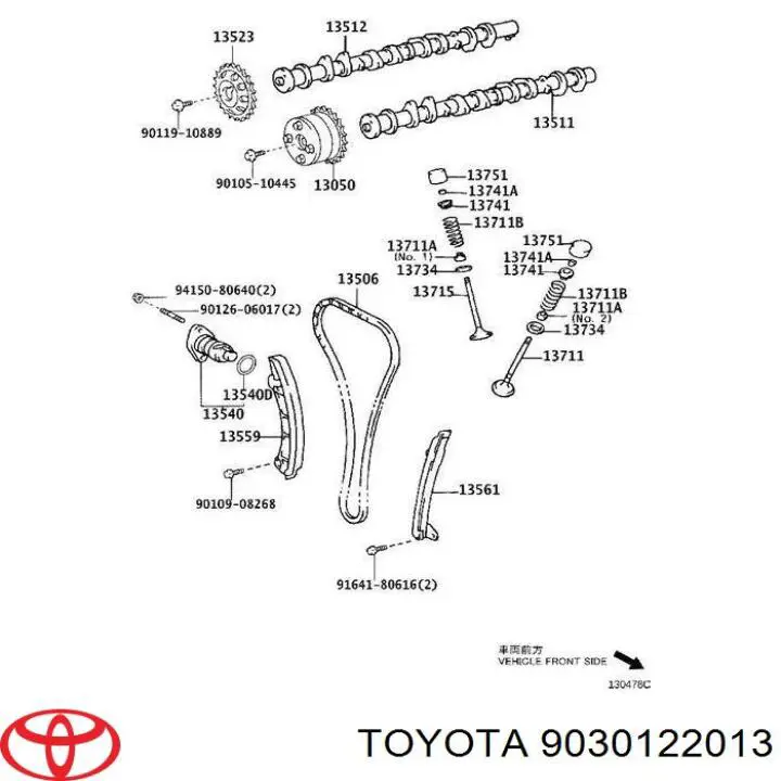 Junta del tensor de la cadena de distribución Toyota 9030122013 precio, desde 4,27 EUR
