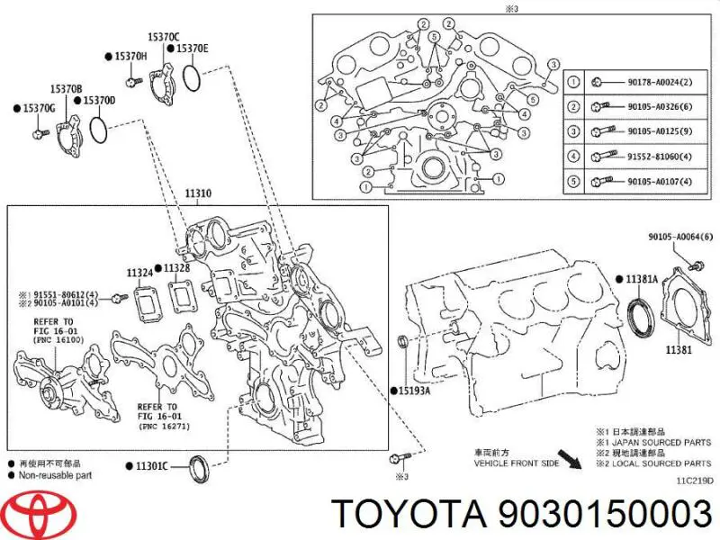 9030150003 Toyota