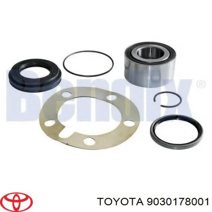 9030178001 Toyota cojinete, palier, eje trasero