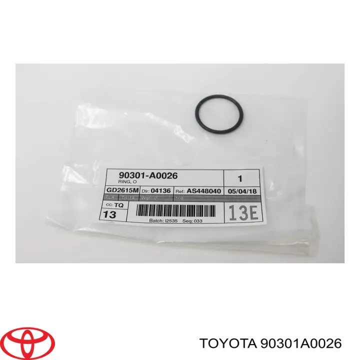 90301A0026 Toyota anillo obturador, filtro de transmisión automática