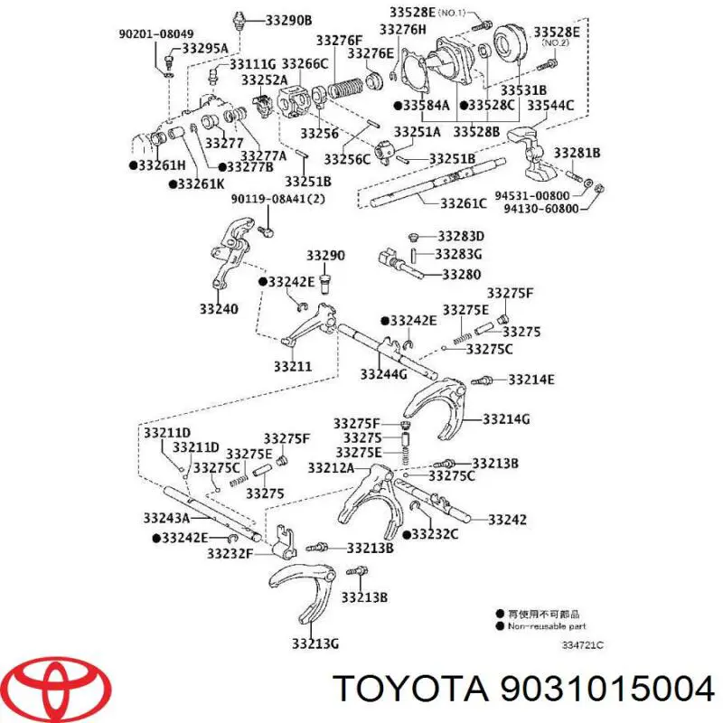 9031015004 Toyota