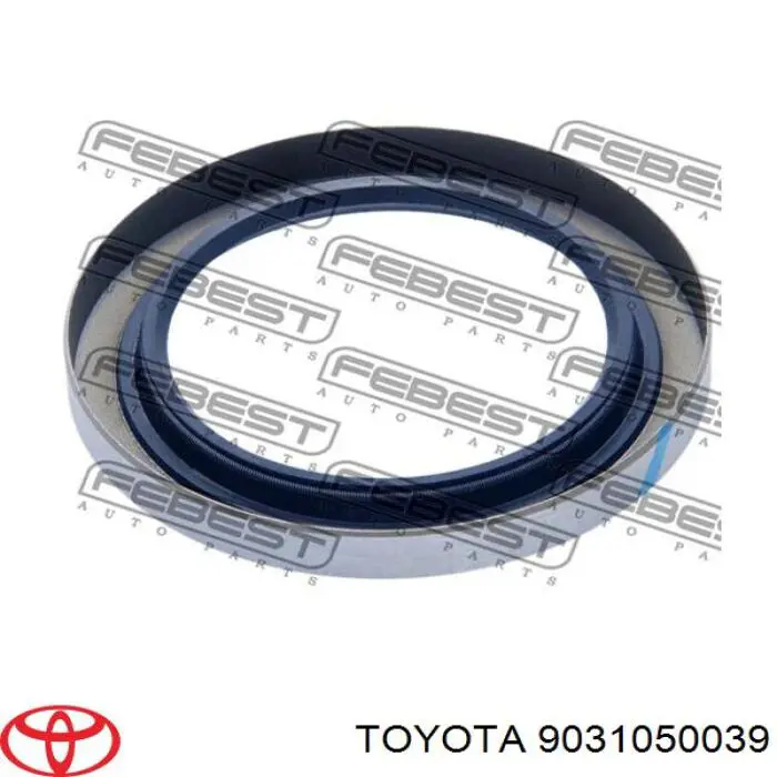 9031050039 Toyota anillo retén de semieje, eje trasero, interior