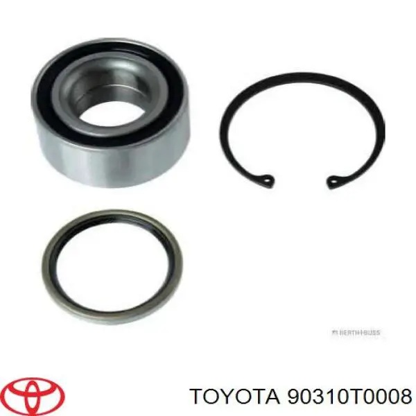 90310T0008 Toyota anillo retén de semieje, eje trasero, interior