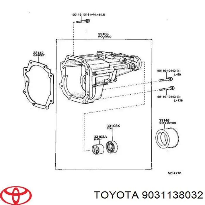 Retén del piñón del diferencial trasero Toyota 9031138032 precio, desde 3,99 EUR