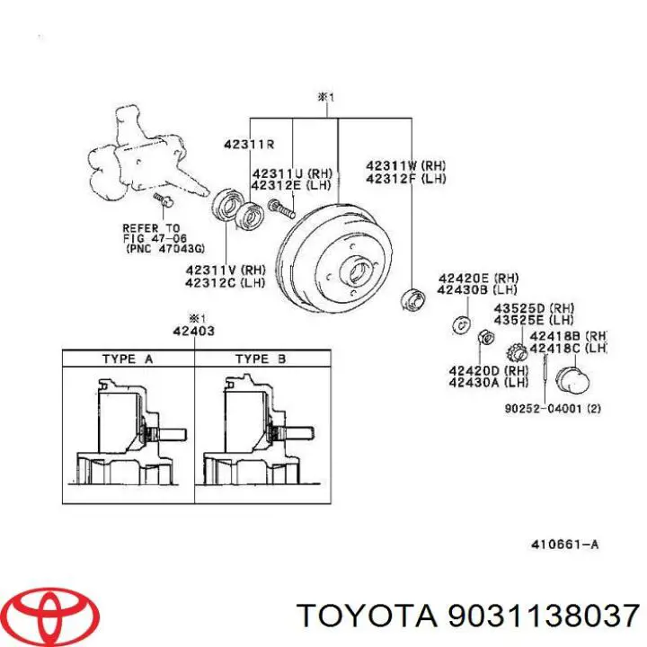 Retén de cubo trasero T1218 Musashi