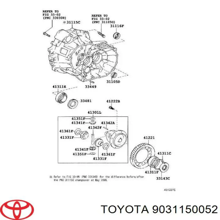 Retén del semieje delantero izquierdo Toyota 9031150052 precio, desde 5,76 EUR