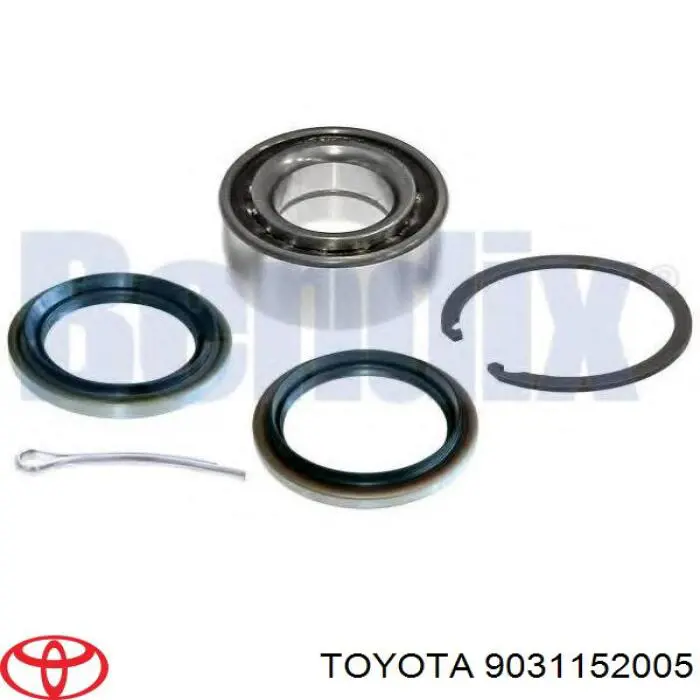 9031152005 Toyota anillo retén de semieje, eje trasero, exterior