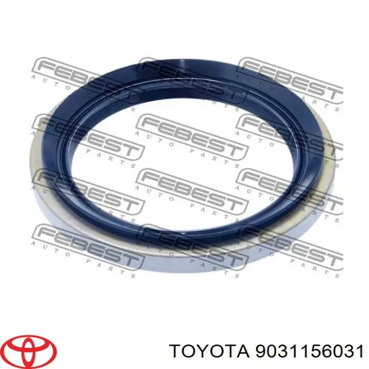 9031156015 Toyota anillo retén de semieje, eje trasero, interior