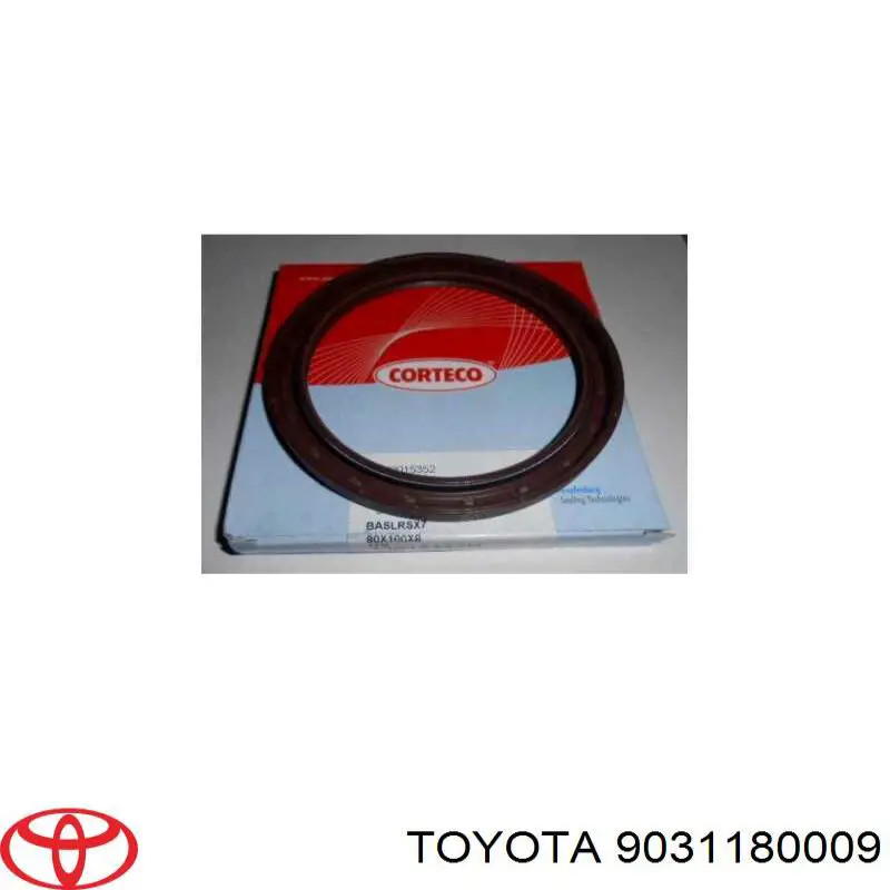 9031180009 Toyota anillo retén, cigüeñal