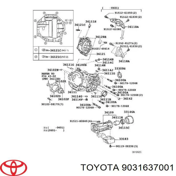 Retén de salida delantero de la caja de transferencia Toyota 9031637001 precio, desde 6,33 EUR