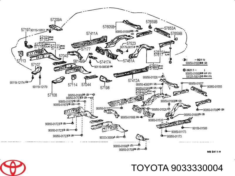 9033330004 Toyota