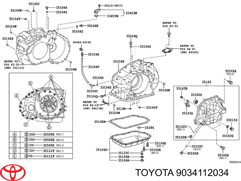 Tapón del cárter de la transmisión automática Toyota 9034112034 precio, desde 4,42 EUR