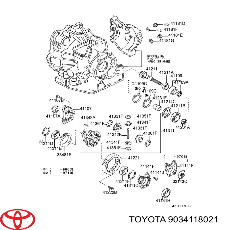 9034118021 Toyota