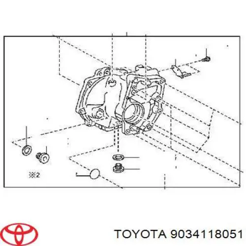 Tapon de bloqueo de eje trasero/delantero para Toyota RAV4 (A4)