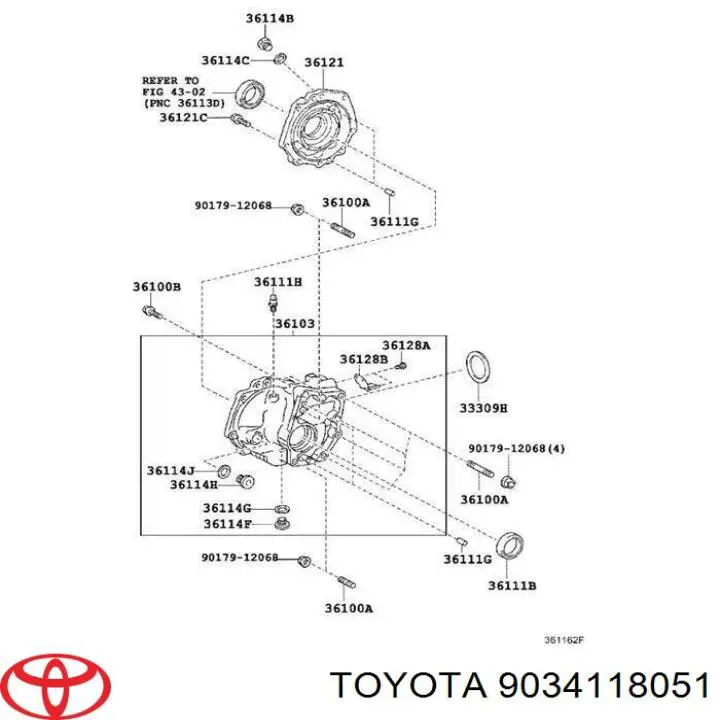 Tapón de llenado del eje trasero/delantero Toyota 9034118051 precio, desde 4,50 EUR