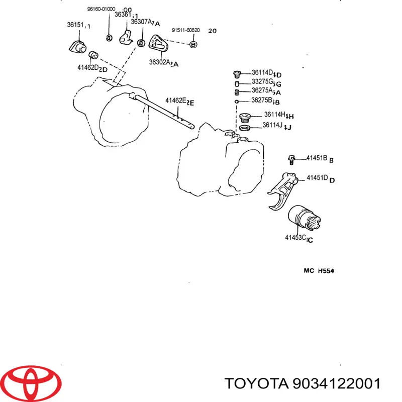 9034122001 Toyota