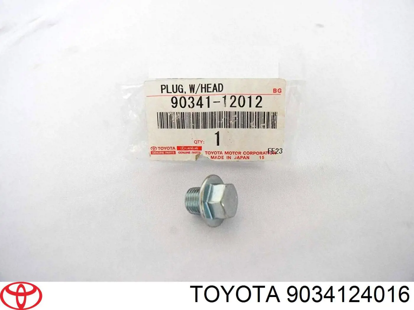 9034124016 Toyota tapon de bloqueo de eje trasero/delantero